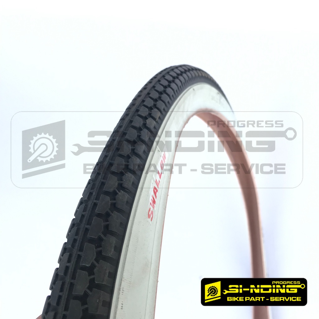Ban Luar Swallow 26 X 1.75 S.141 Hitam Putih Sepeda Mini Federal MTB