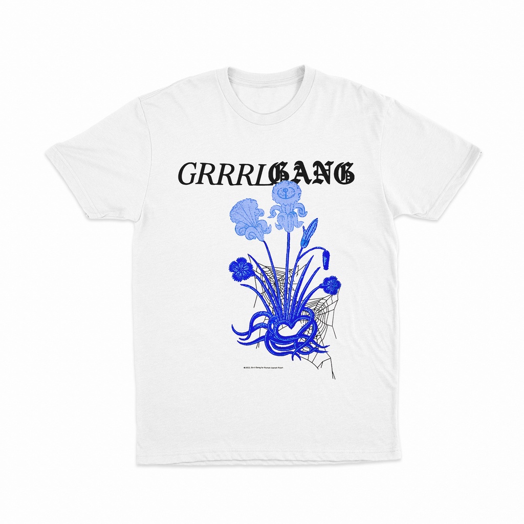 Ready Stock - Tshirt Grrrl Gang - Live at Bojakrama White
