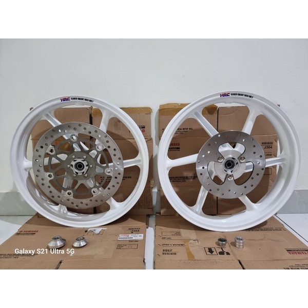 Velg NS1 versi NF4 Original Honda Moriwaki Ring 17 pnp Kawasaki Ninja 150 ORIGINAL