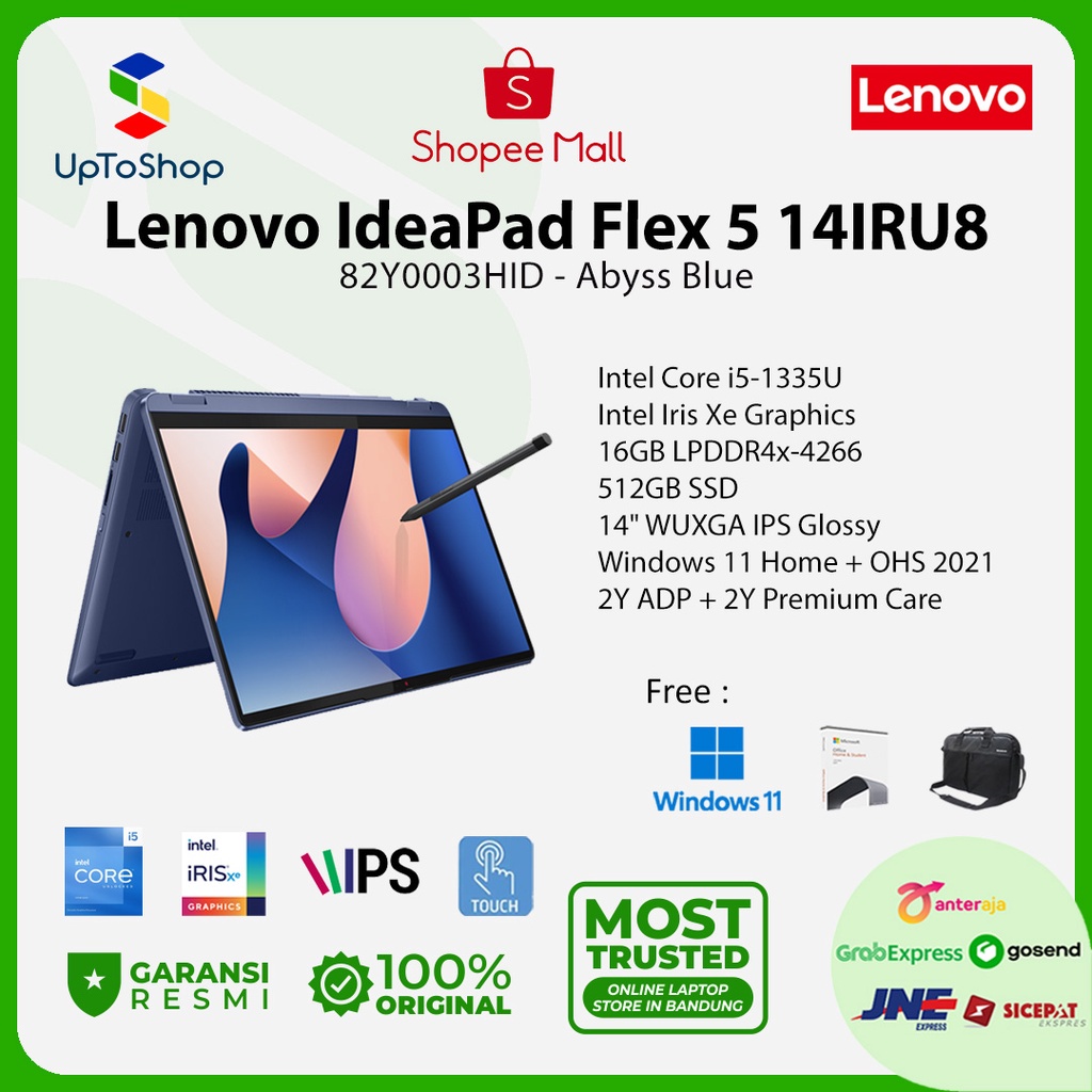 Lenovo IdeaPad Flex 5 14IRU8 3HID Core i5-1335U 16GB 512GB 14" W11+OHS