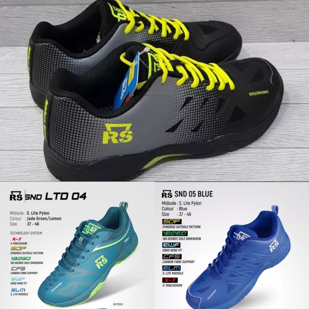 Sepatu RS SND LTD 04 05 06 Limited Edition 100% Original Badminton