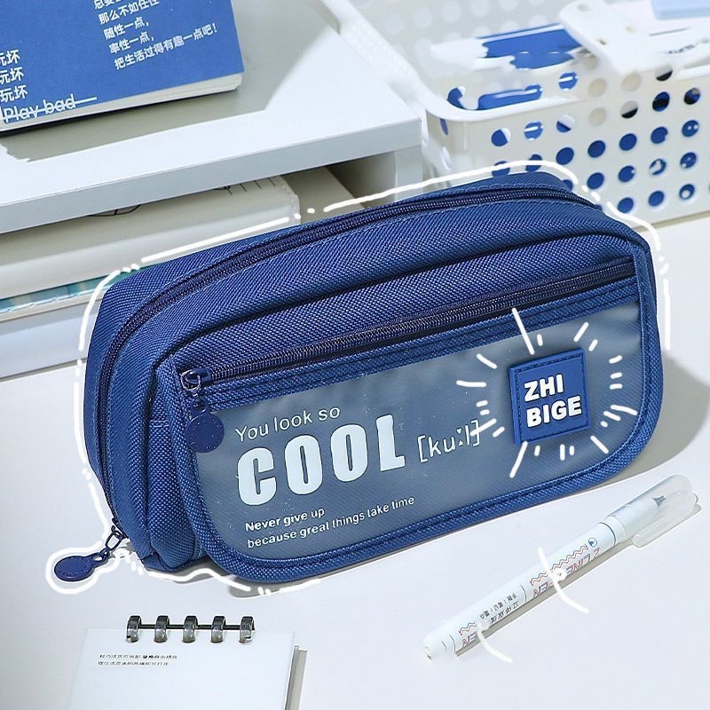 

Jual Produk Kotak Pensil/Pouch/Tempat pensil warna 3 lapis kapasitas besar-Vatin_Shop ''