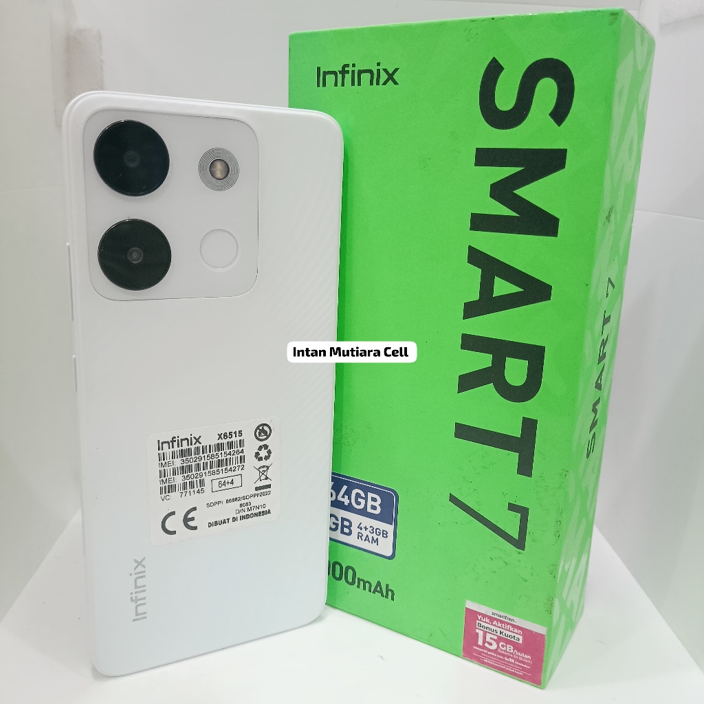 Infinix Smart 7 Ram 3/64GB | Ram 4/64GB (Second)