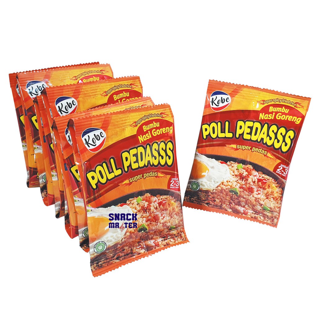 

Kobe Bumbu Komplit Nasi Goreng Poll Pedas Renceng - Netto 12 bks x 20 gr.