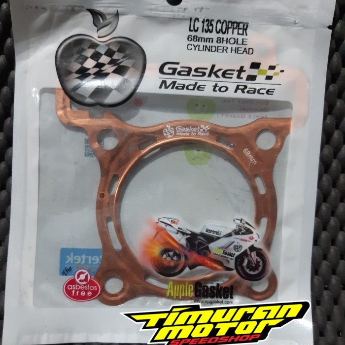 READY PAKING KOP APPLE MX  MX KING  VIXION 68 MM ORIGINAL