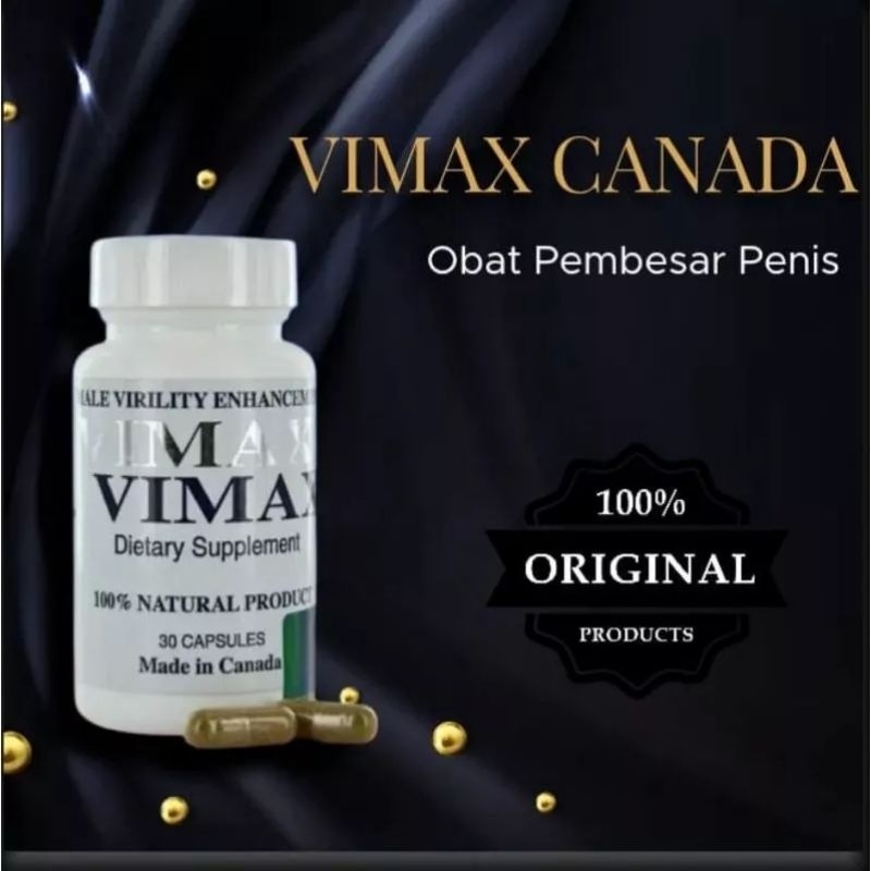 VIMAX CANADA ASLI ORIGINAL 100% BPOM PEMBESAR PENNIS PERMANEN