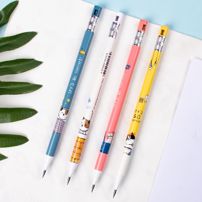 

Tekan Pensil Otomatis 2.0/Pensil Mekanik Kartun Anak 2B