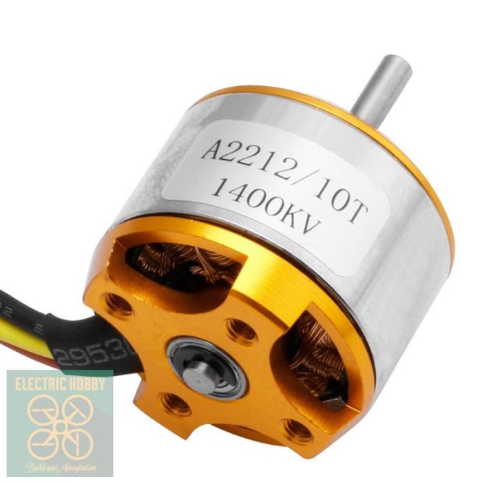 Brushless Motor A2212 / 2212 - 1400kv Rc pesawat, Rc Plane, Airplane