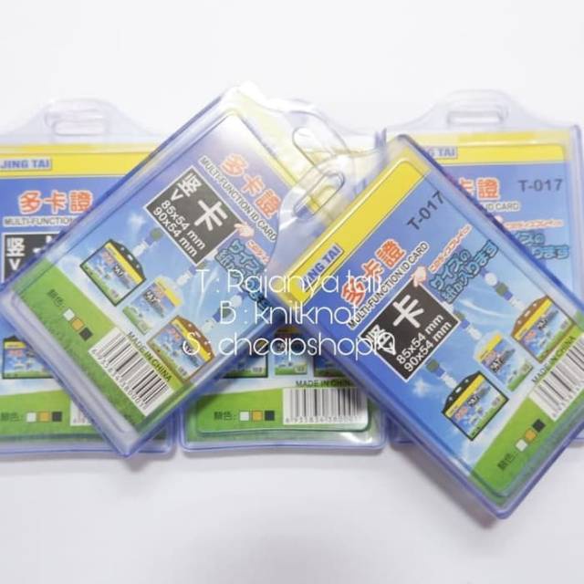 

ID card holder/tempat kartu / casing id card double T017