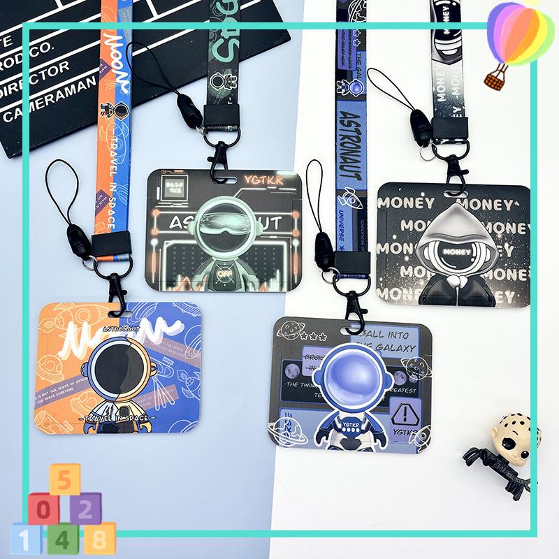 

⚡ VC-Alat tulis ⚡ ID Card Holder Tali ID Card Proteksi Holder Kartu Bus Tali Nama Tag Untuk Anak Gantungan Name Tag ID Card Name Tag Karakter Astronaut