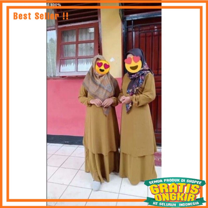 Gamis Guru Gamis Pemda Gamis Pns Gamis Dinas// BAJU SERAGAM GURU KAIN LEMBUT