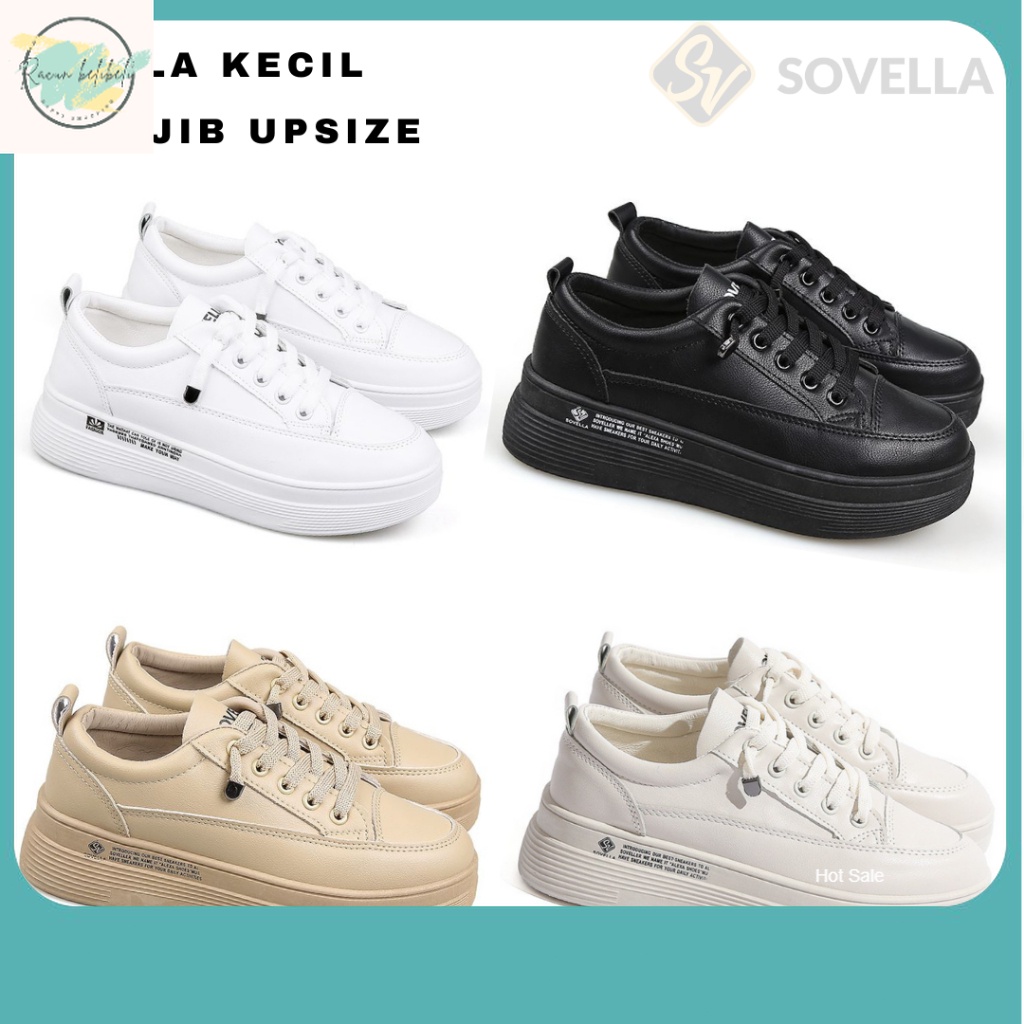 Sepatu Sandal Terbaru / SOVELLA Alexa Sepatu Sneakers Olahraga Sport Kets Putih Hitam Wanita SP1901