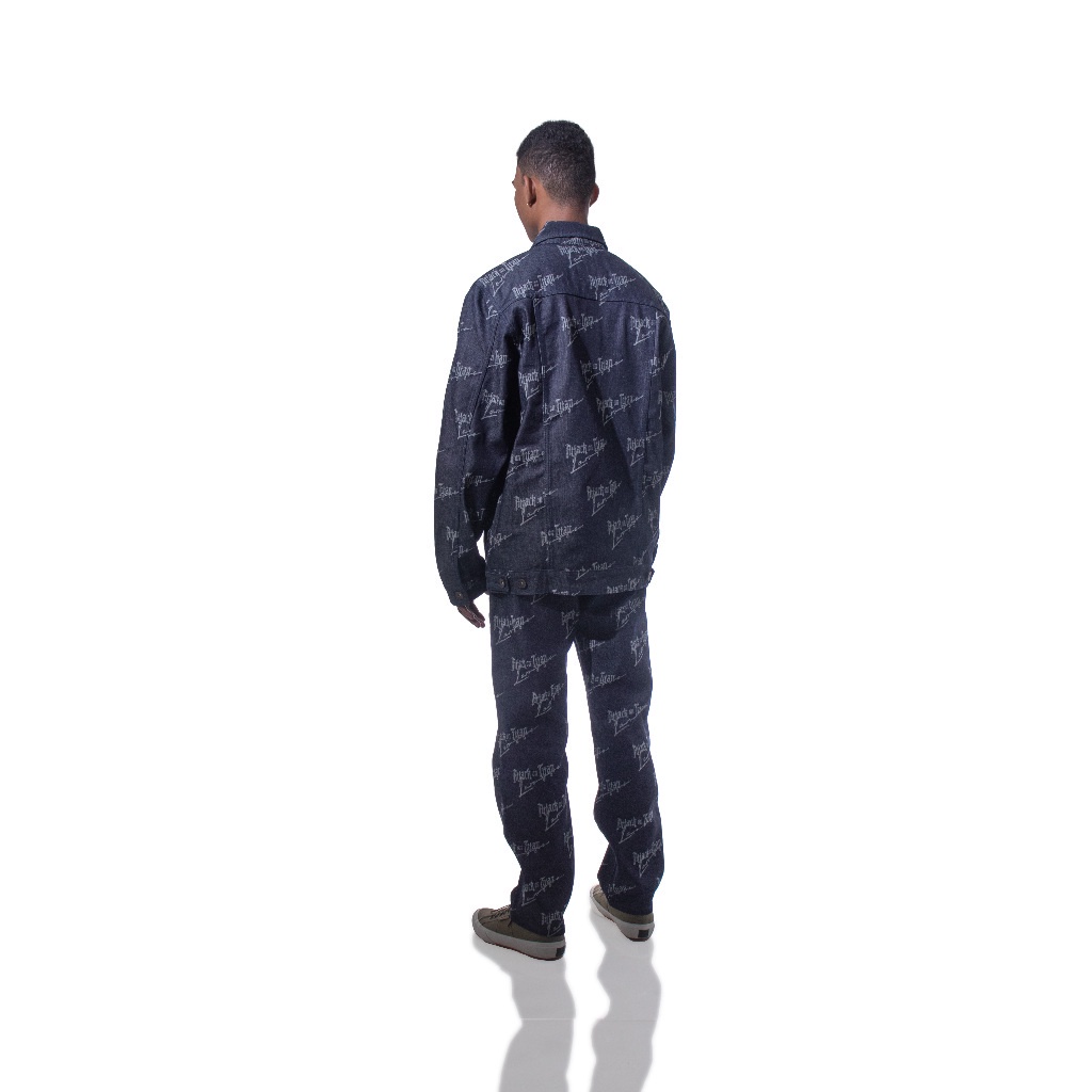 hot sale larusso attack on titan jacquard denim jacket