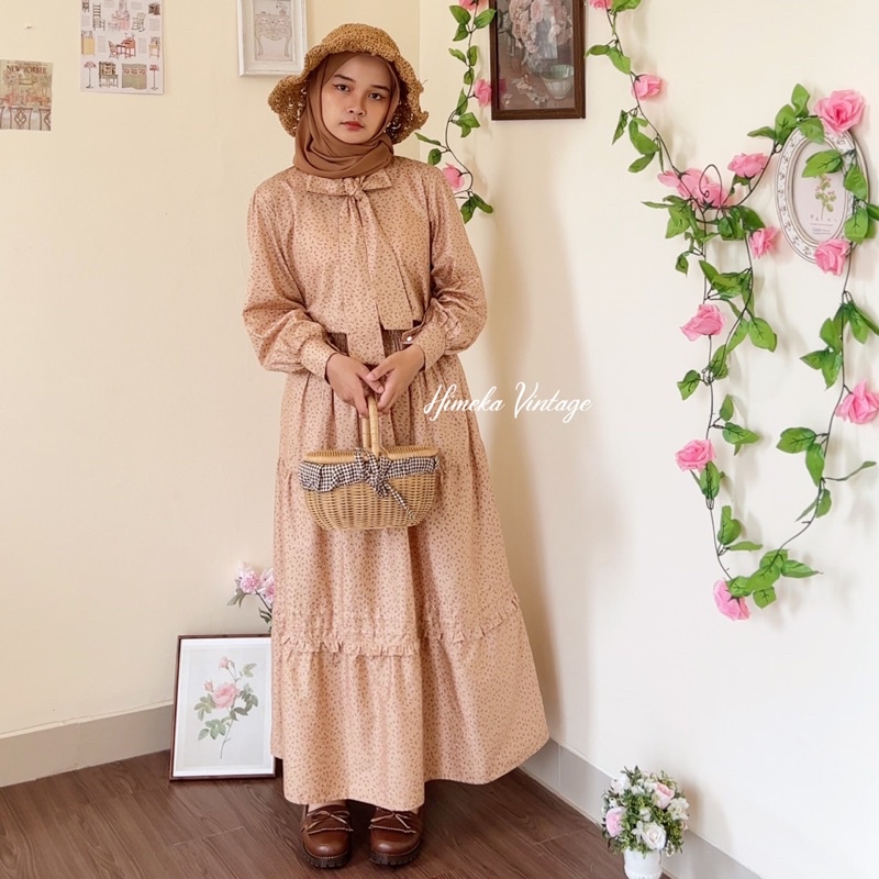 Florist Fairy - One set blouse dan skirt || Himeka Vintage