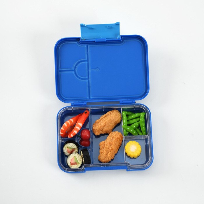Yummy Box BPA FREE Lunch Box Bento Sekat Tempat Makan Anak - Yummy Blue