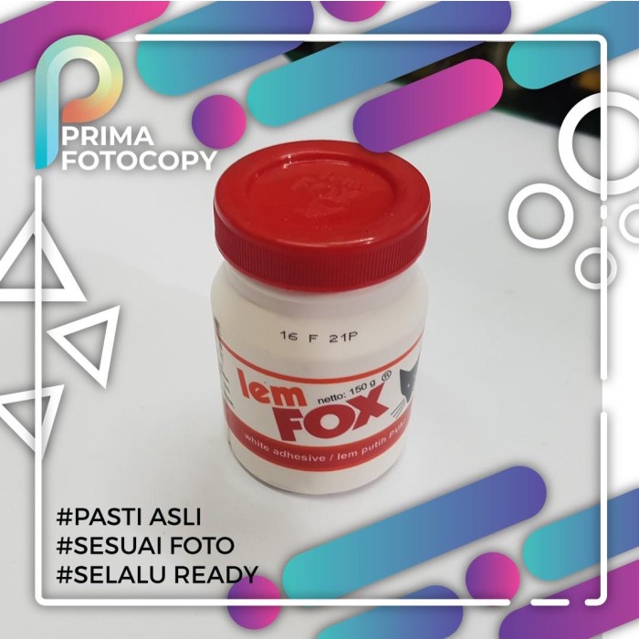 

Lem Fox 150gr Original | Lem Kerajinan | Lem Kayu | Lem Serba Guna Stik Eskrim Origami Karton