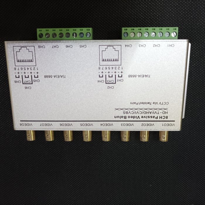 Video transmitter 8channel UTP passive Transceiver video balun 8ch