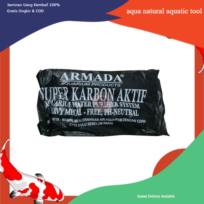 Super Karbon aktif carbon active Aquarium Armada SASET HITAM