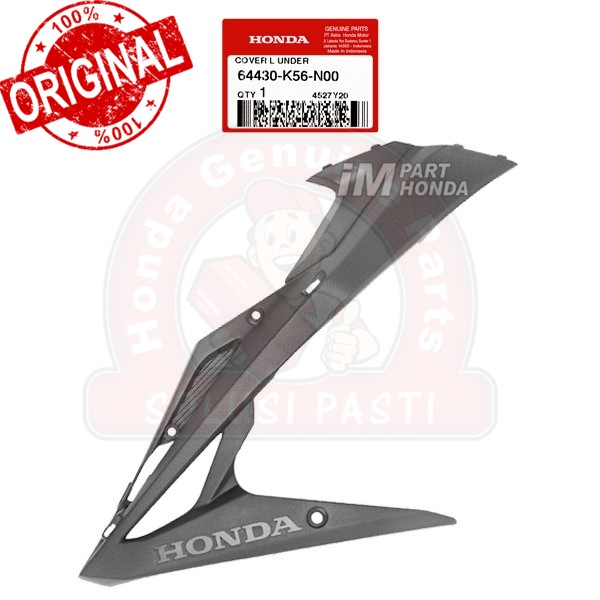 Original  Cover L Under kiri SONIC 150 R  64430-K56-N00 64430K56N00 Jaminan 100% Asli Honda ~`