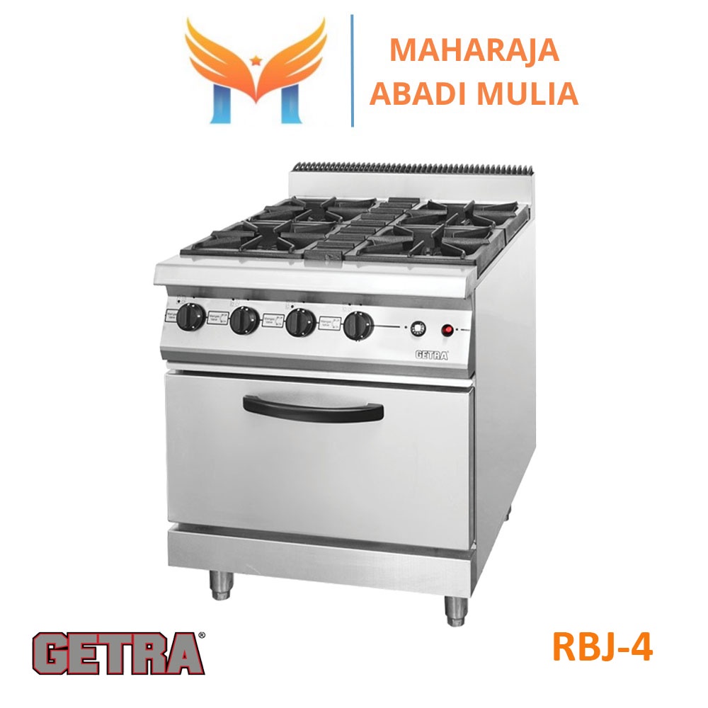 Kompor Gas Dan Pemanggang Getra Rbj-4 Gas Flat Griddle Cabinet Griddle