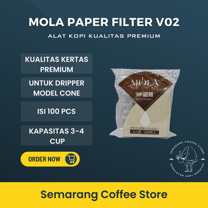 Mola Paper Filter V60-02 Kertas Paper Filter