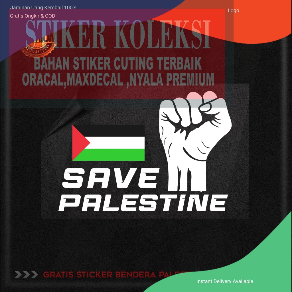 

Cutting Sticker Palestine Bendera Palestina