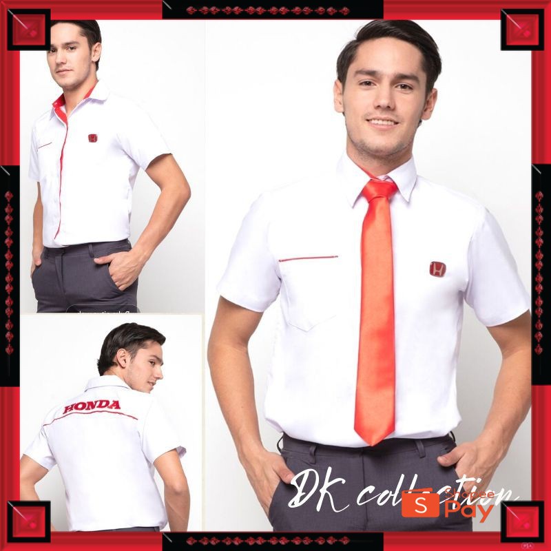 12.12 SERAGAM SALE / Baju Honda pria lengan pendek baju seragam Honda seragam sales Honda kemeja sal
