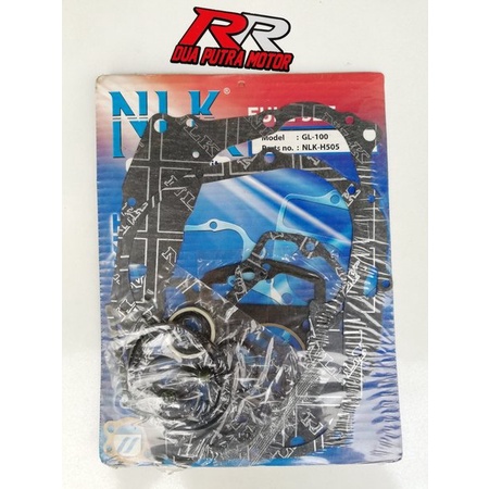 gasket perpak perpack paking packing full set fullset honda gl 100 gl100 cdi federal kualitas origin