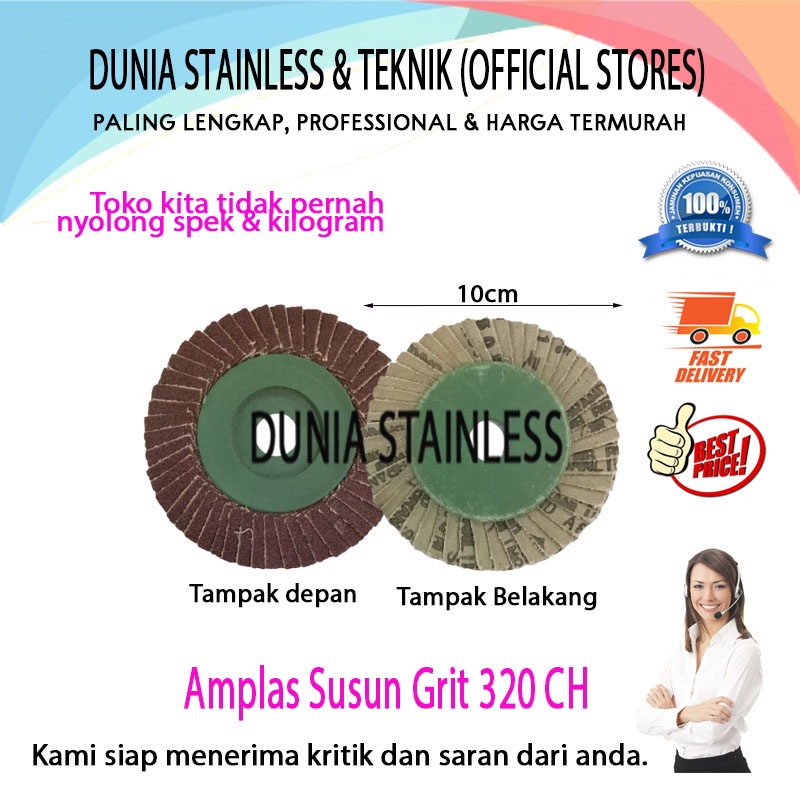 Amplas Susun CH Grit 320 poles