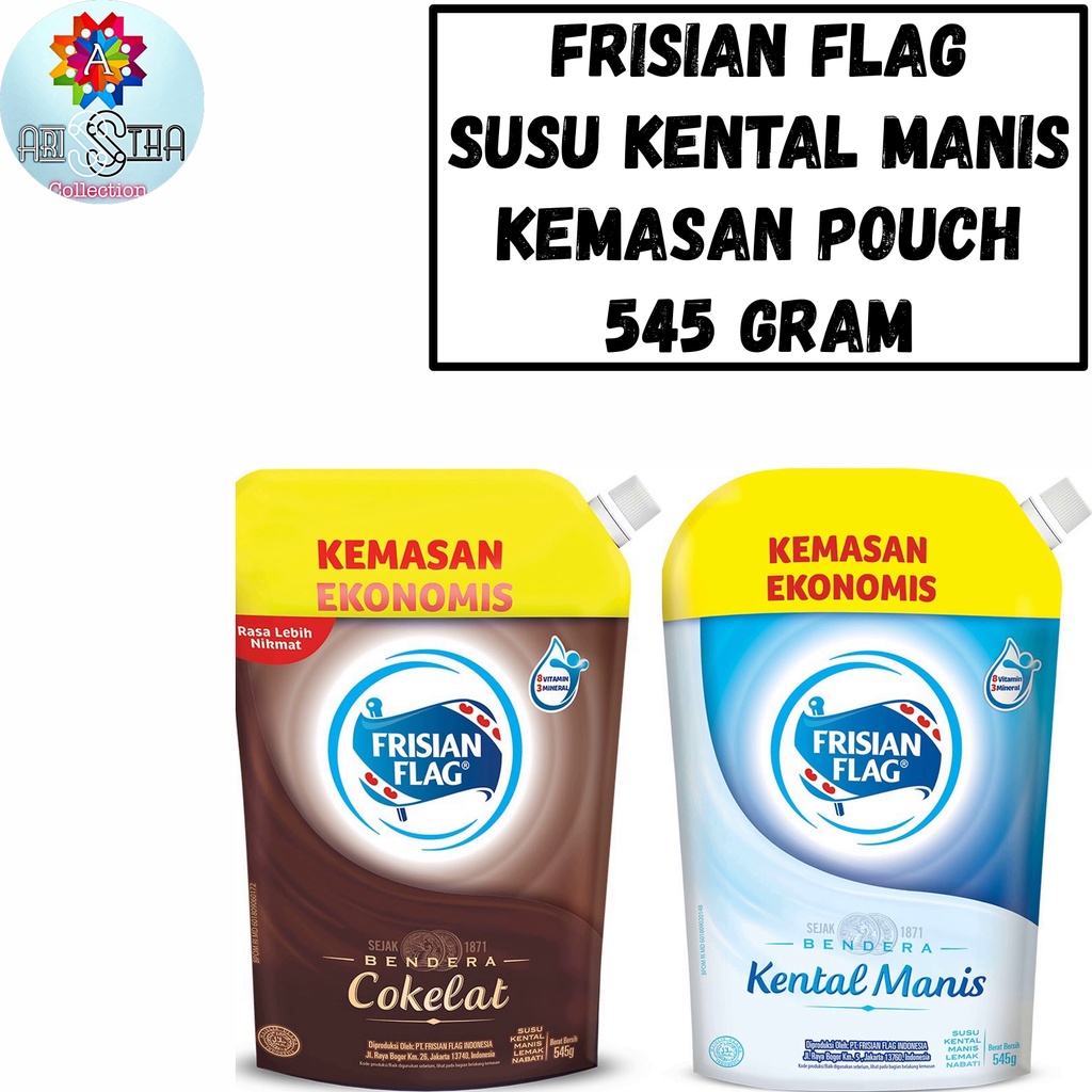 

Frisian Flag Susu Kental Manis 545 Gram Putih Cokelat