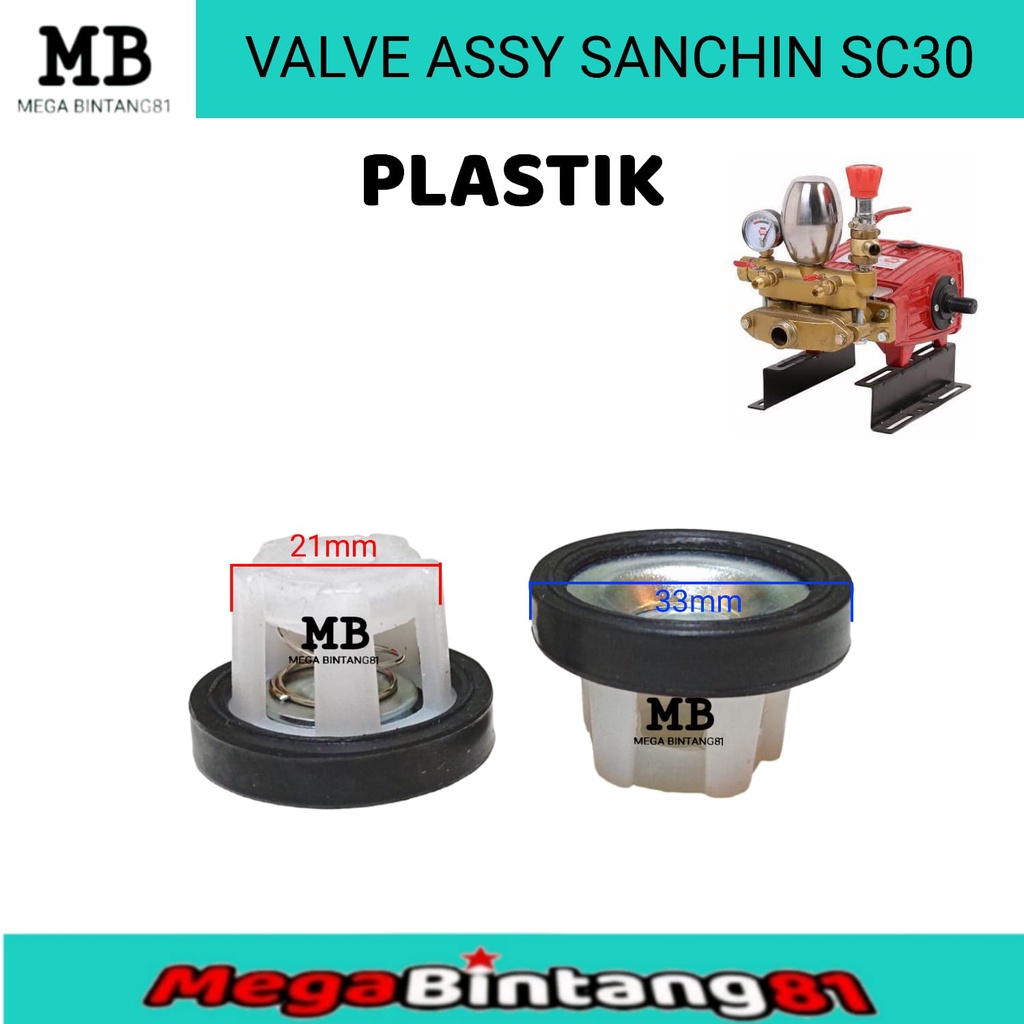 klep assy power sprayer SANCHIN SCN30 PLASTIK