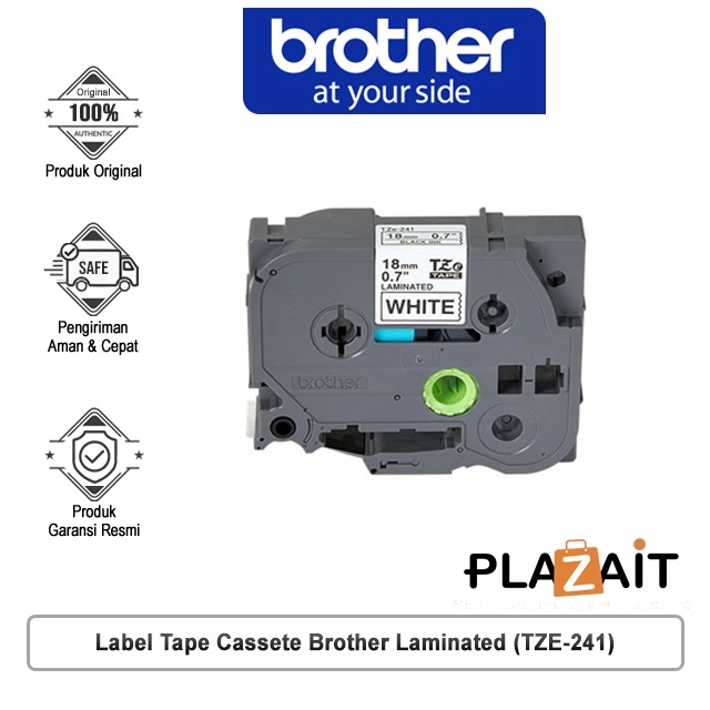 Label Tape Cassete Brother Laminated  (TZE-241)