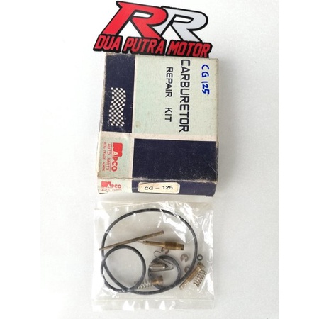 repairkit repair kit parkit spuyer main pilot jet zet karbu karburator honda cg125 cg 125 japan