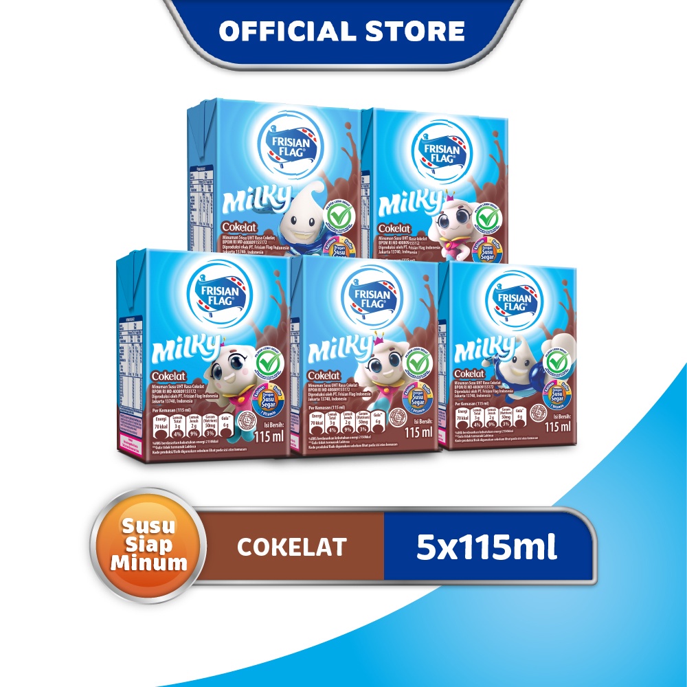 

Frisian Flag Susu UHT Cokelat 115 mL x 5