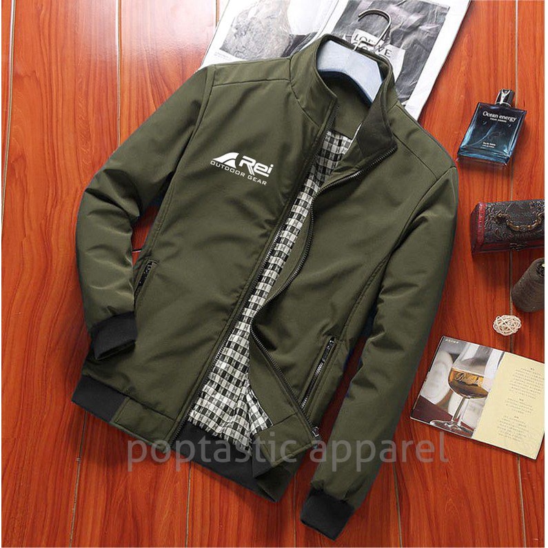 EXCLUSIVE JAKET PRIA REI OUTDOOR SEMI WATERPROOF ANTI AIR JAKET HARRINGTON MUSIM DINGIN