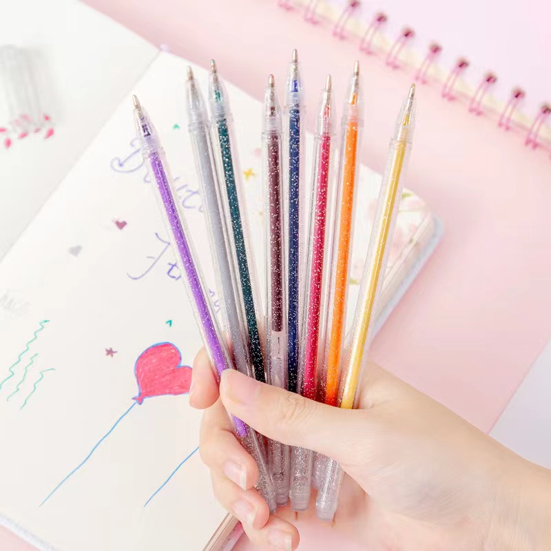 

Warna colorful shining gelpen pulpen Colorful Gel Pen / Gel Pen for art design-YuanYuanMall