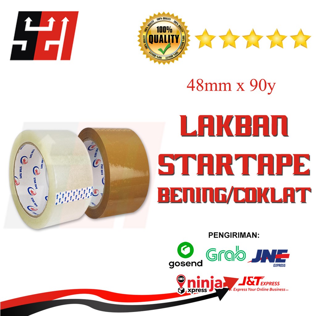

Lakban Star Tape 48mmx90y Termurah