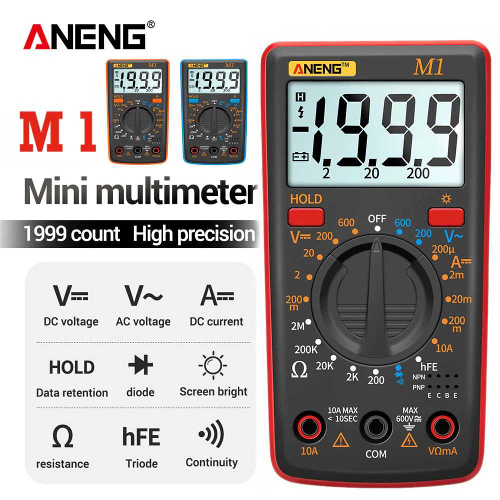 COD ANENG Digital Multimeter Voltage Tester - M1