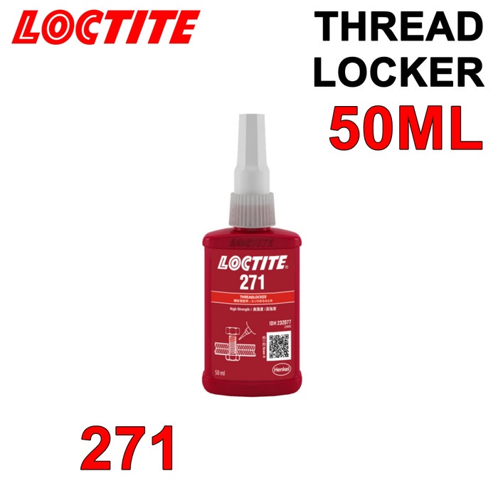 

LOCTITE Thread Lock 271 50ml Threadlocker High Strenght Baut Mur Pengunci