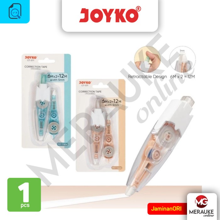 

Correction Tape JOYKO CT-571 12m x 5mm