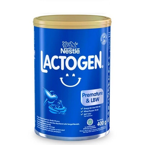 LACTOGEN PREMATURE LBW/BBLR 400 GR - Susu Khusus Bayi Prematur 0-12 Bulan - Berat Badan Lahir Rendah