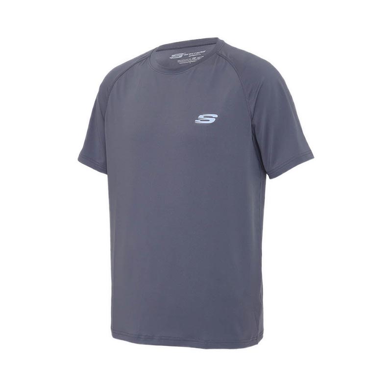 SKECHERS MEN SPORT T-SHIRT - GREY