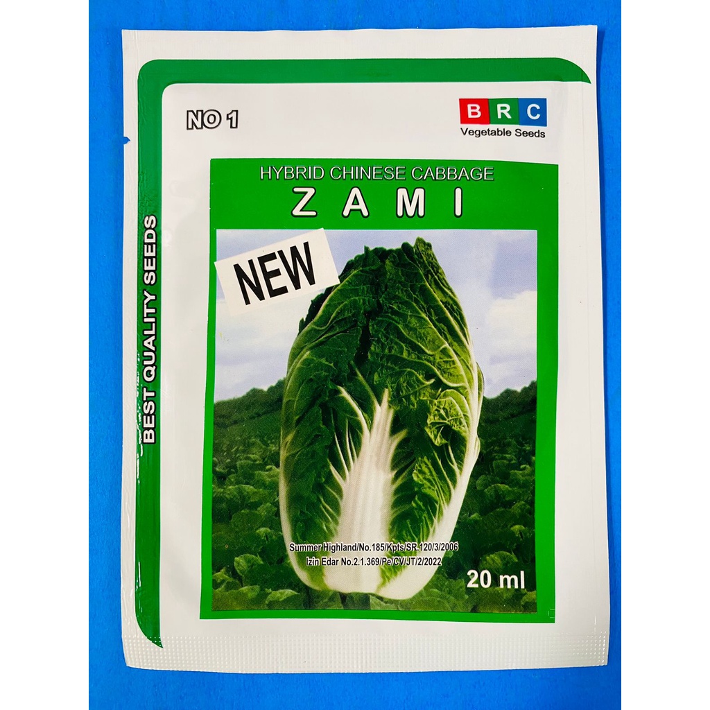 Benih sawi cina sawi putih hibrida new ZAMI isi 20ml dari best quality seeds