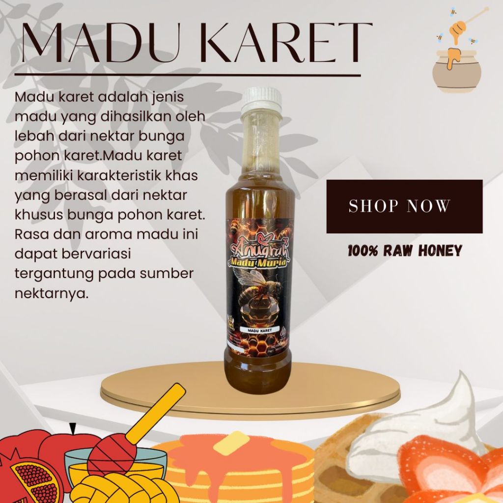 

MADU KARET 500G ANUGRAH MADU MURIA 100% MURNI