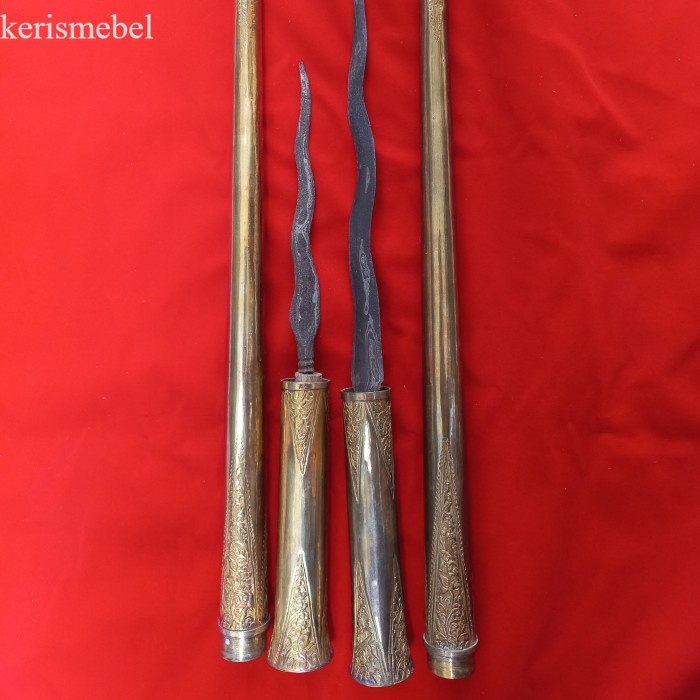 

tongkat kuningan antik