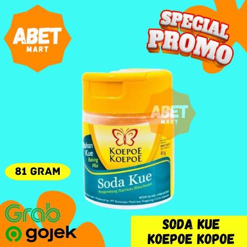 

Soda Kue Koepoe Koepoe 81 Gr - Kupu 81gr Gram Pengembang Baking Kecil