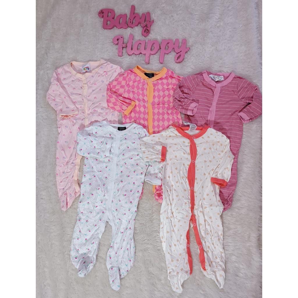 JUMPSUIT BAYI NEWBORN TUTUP KAKI