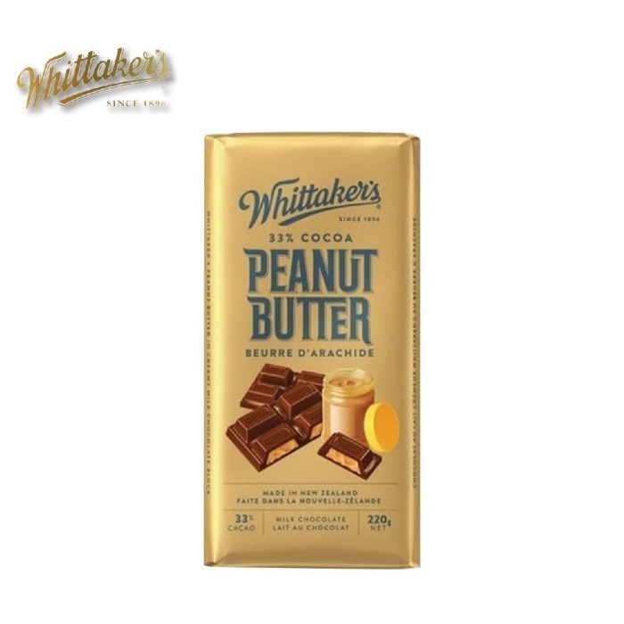 

Whittaker's Peanut Butter Chocolate Block 220gr