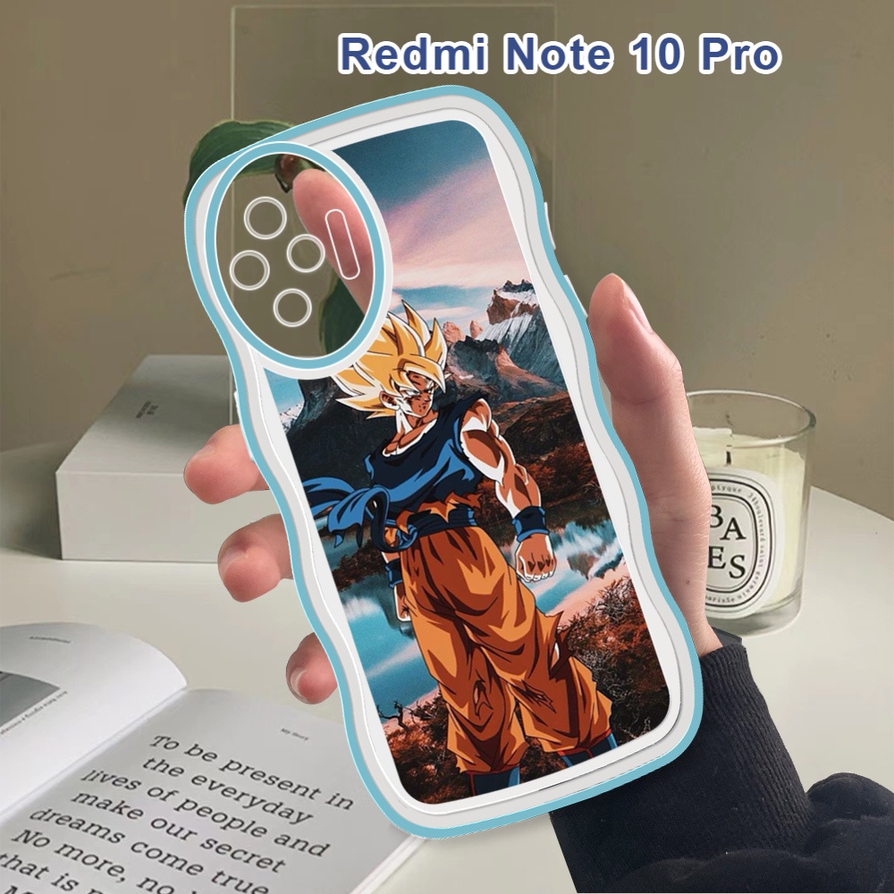 Casing Untuk Xiaomi Redmi Note 10 4G 5G Note 10S Note10 Pro Max Soft Case Cartoon Dragon Ball Shockp