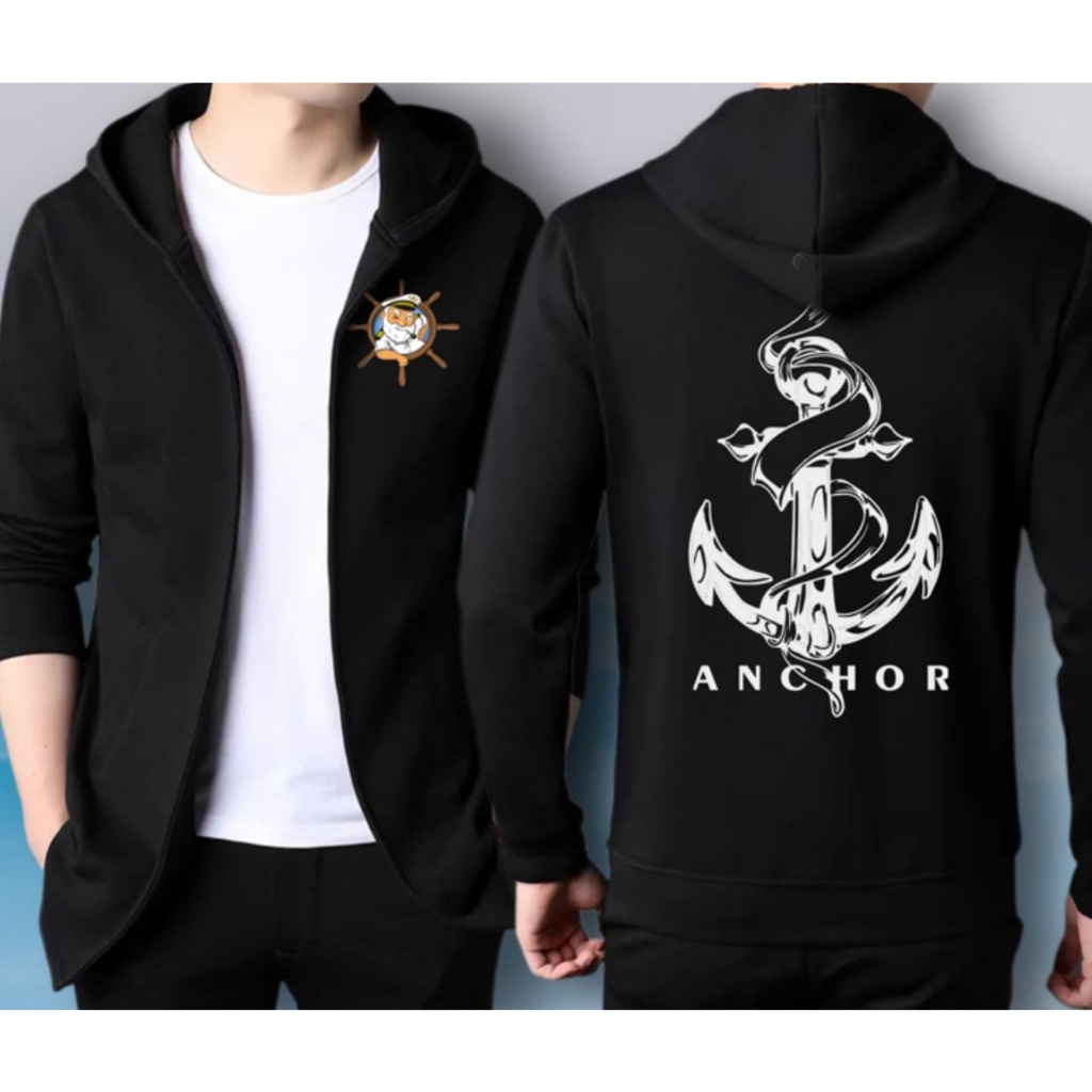 ZIPPER HOODIE JAKET SWEATER ANCHOR JANGKAR PELAUT NAUTICA / NAUTICA HOODIE / ANCHOR / JANGKAR / DTF